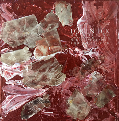 Image of Element Collectible Earth 8, a mixed media painting by lorien eck